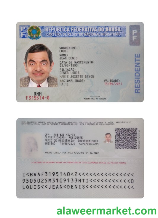 Brazil residence card 2022-present